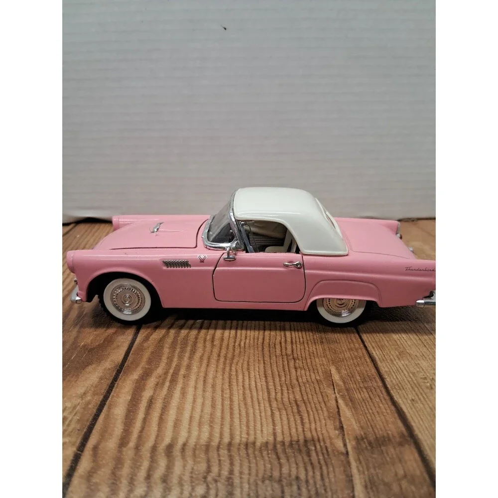 1955 FORD THUNDERBIRD pink diecast Superior Sunnyside classic toy car 1:24
